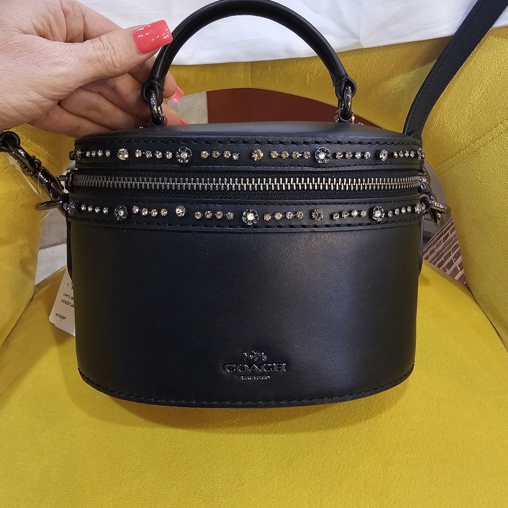 BNWT COACH Crystal Vanity bag with dust bag